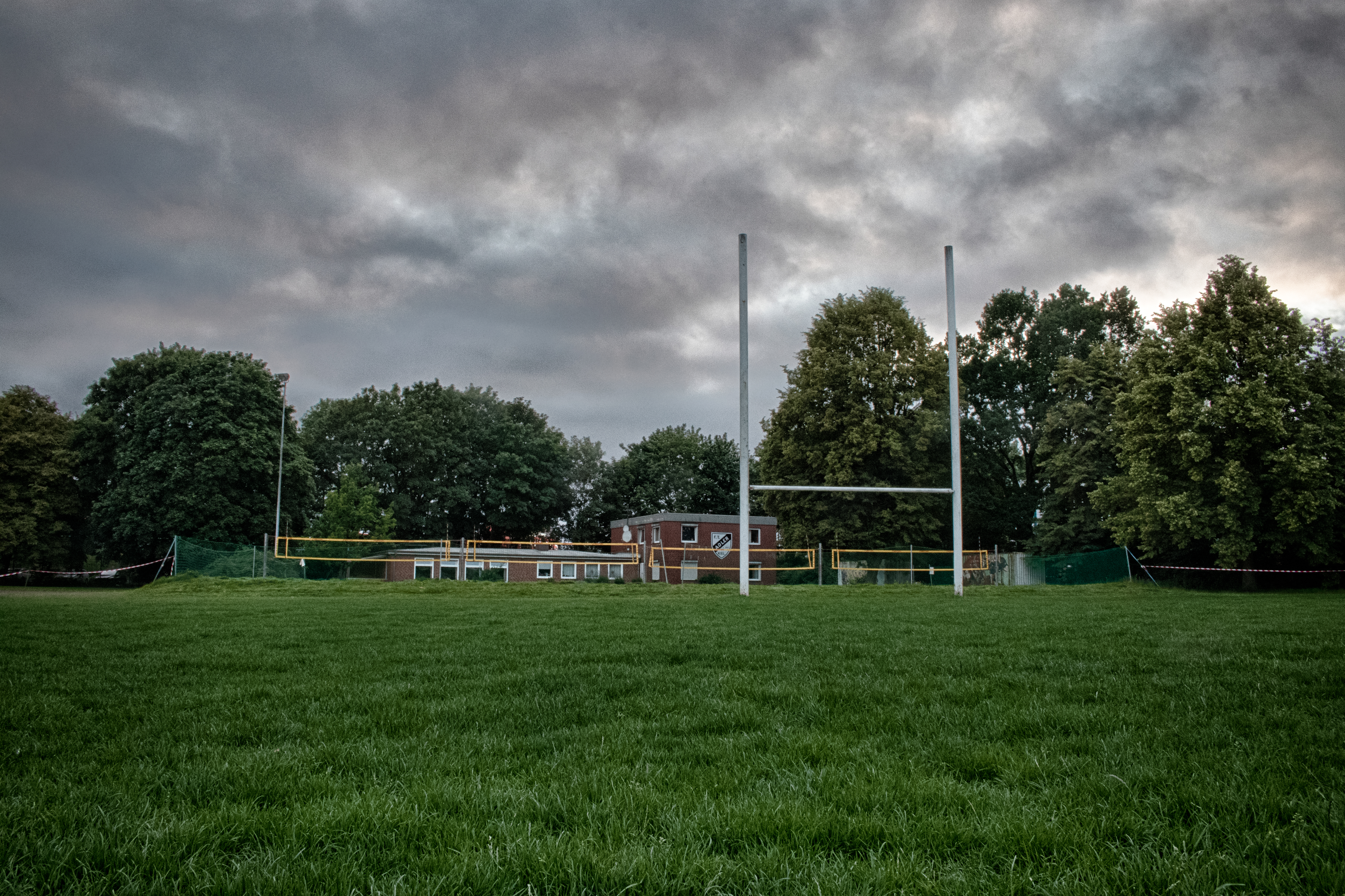 Rugbyplatz und Vereinsheim von Kiel Rugby